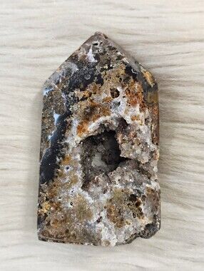 Druzy Agate Tower
